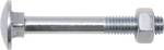 Carriage bolt round-head DIN 603 galvanized 8 x 50, 25 pcs