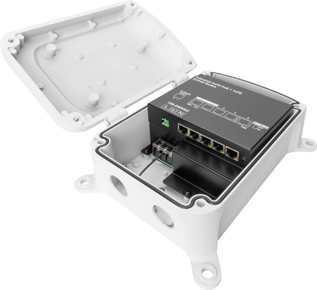 Digitus DN-95345 Network RJ45 switch DN-95345 4+1 ports 10 / 100 MBit/s-1