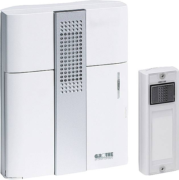 Grothe 43305F Wireless door chime Complete set incl. nameplate