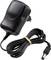 Black power supply with cable and plug. Perfect for electronic devices.