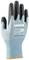 'Work glove with black grip and blue back of hand, brand uvex, model phynomic airLite B ESD', size 9.