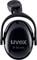 Black ear defenders by 'uvex' from the K series, designed for industrial and personal noise protection applications.