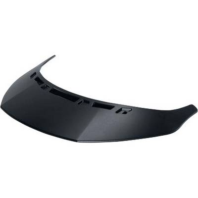 A black, curved plastic component with multiple rectangular cut-outs, likely part of a vehicle bodywork or panelling.