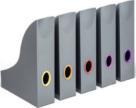 Durable VARICOLOR® 770657  Magazine file A4 Grey, Multicolour  5 pc(s)