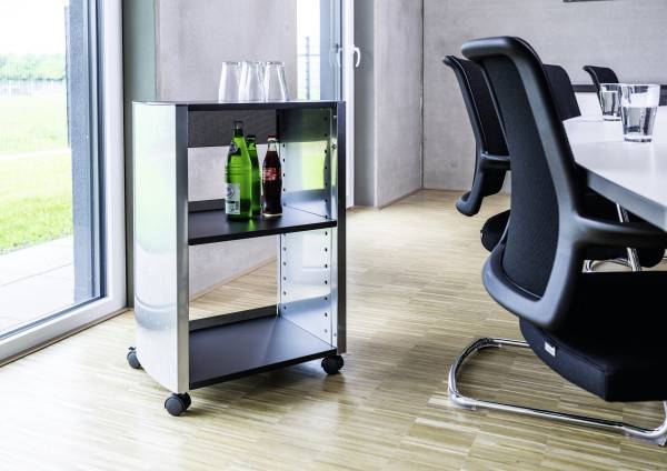 Durable Multi-purpose trolley Anthracite, Metallic silver (W x H x D) 770 x 820 x 440 mm 3101125 1 pc(s)-1