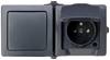 Kopp 134515005 Wet room switch product range Nautic Anthracite 1 pc(s)