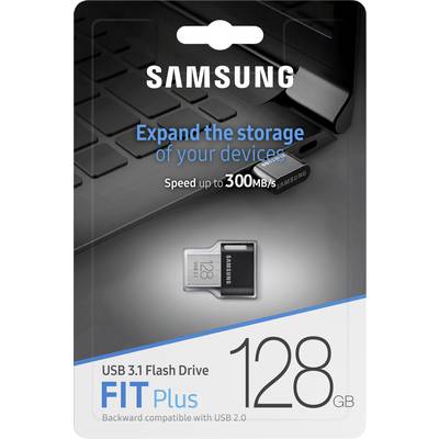 Samsung FIT Plus USB stick 128 GB Black MUF-128AB/APC USB A (USB 3.2 2nd gen)