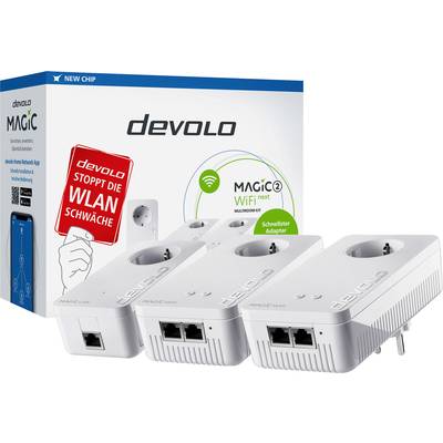 Devolo Magic 2 WiFi next Multiroom Kit WiFi 5 multiroom kit 8625 DE, AT  Powerline, Wi-Fi 2400 MBit/s