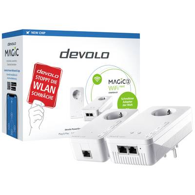 Buy Devolo Magic 2 WiFi next Starter Kit Powerline Wi-Fi starter kit 8614  DE, AT Powerline, Wi-Fi 2400 MBit/s