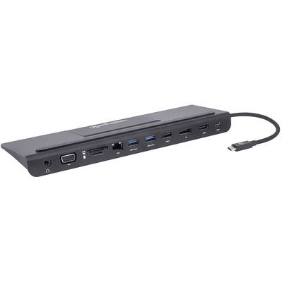 Image of Manhattan USB-C® laptop docking station 153478 Compatible with (brand): Universal Charging function
