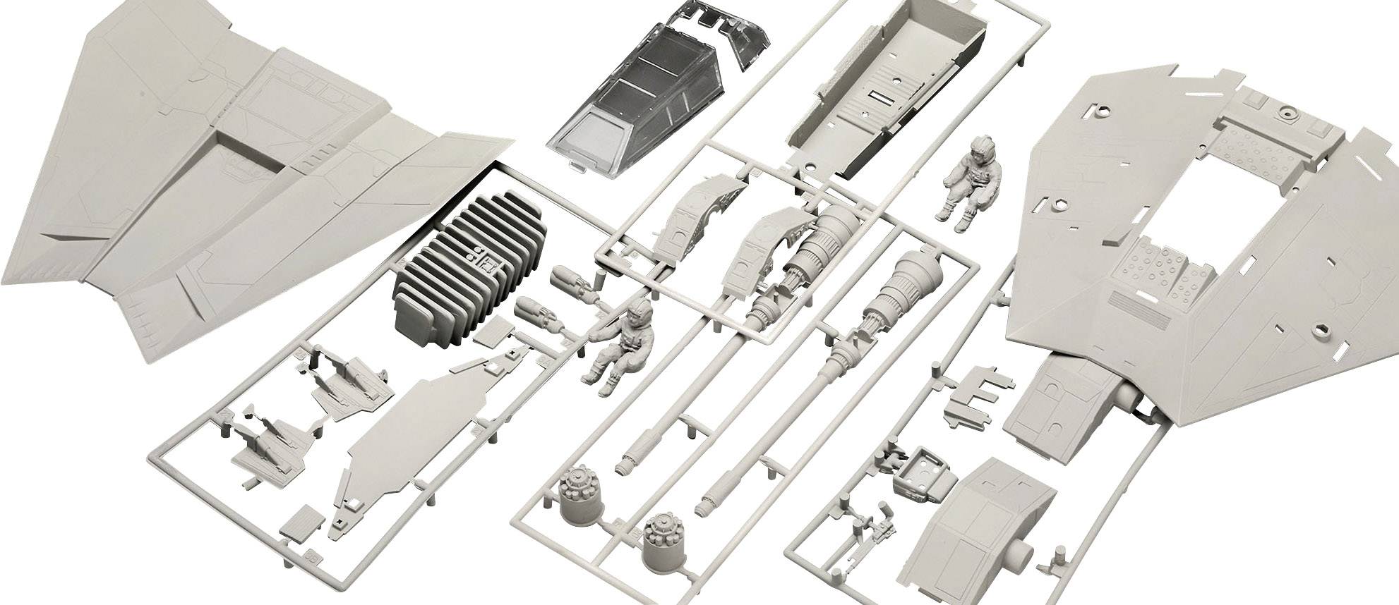 Revell 05679 Star Wars Snowspeeder 40th Anniversary Sci-Fi spacecraft assembly kit 1:29-10