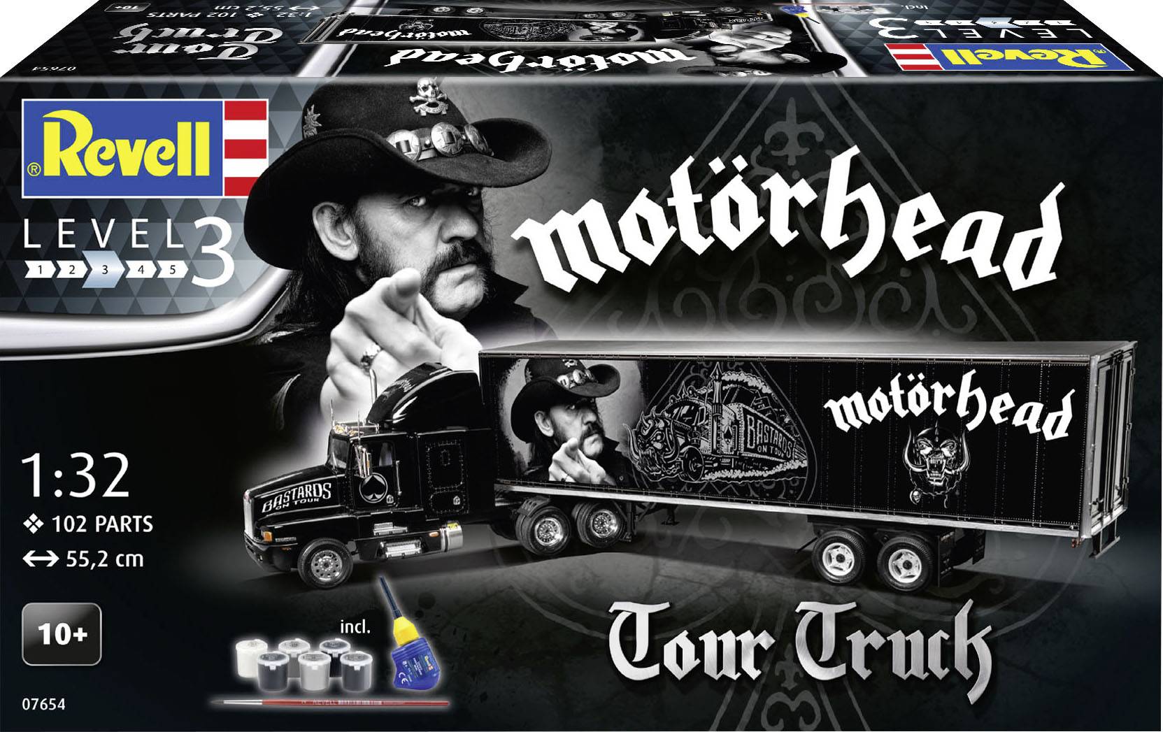 Revell 07654 Tour Truck Motörhead HGV assembly kit 1:32-4