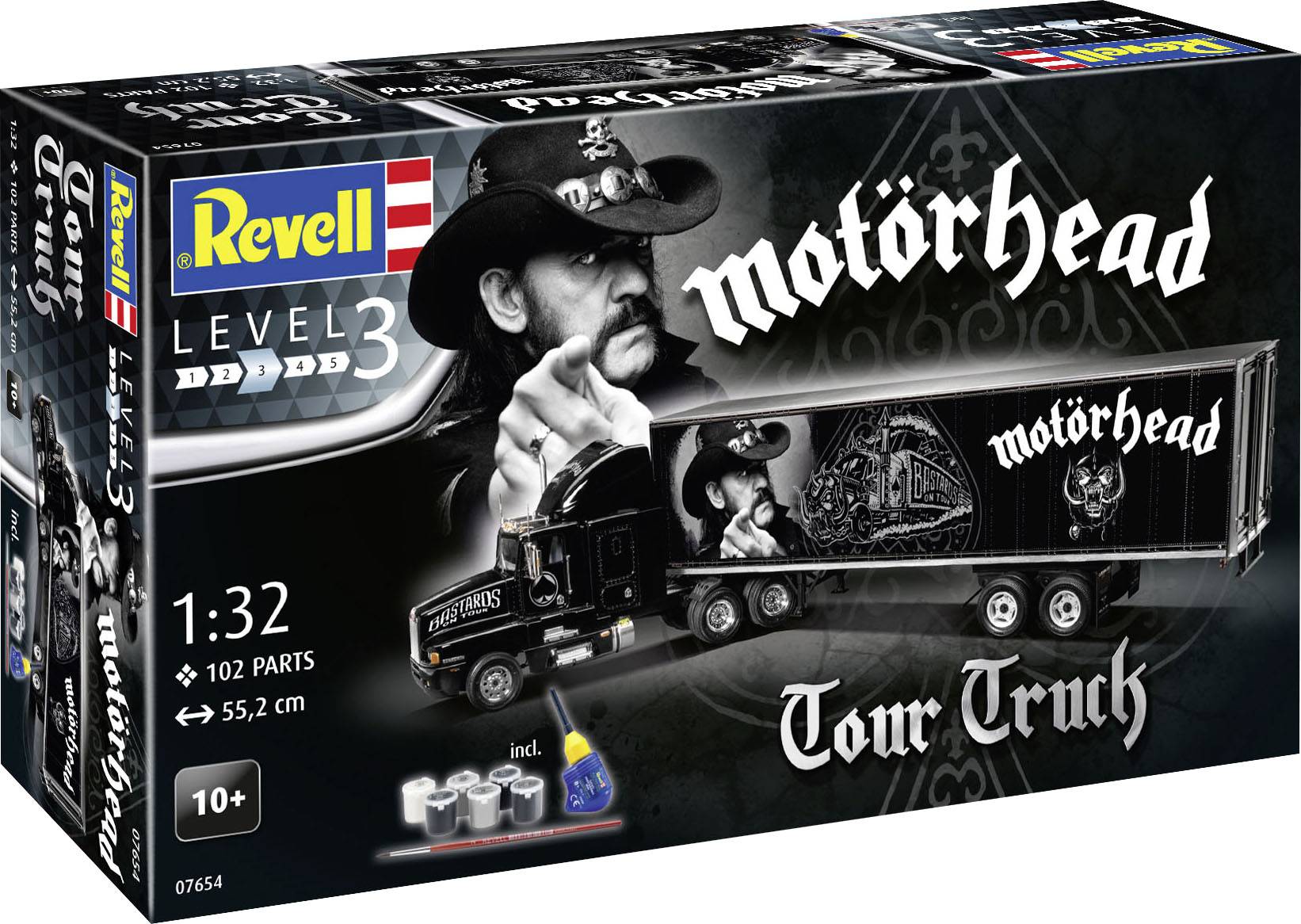 Revell 07654 Tour Truck Motörhead HGV assembly kit 1:32-6