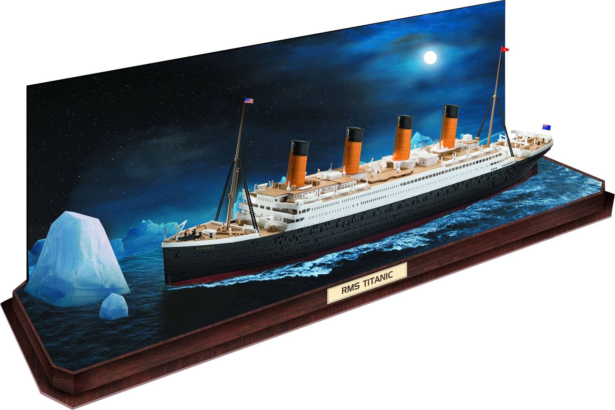Revell 05599 RMS Titanic + 3D Puzzle Eisberg Watercraft assembly kit 1:600  