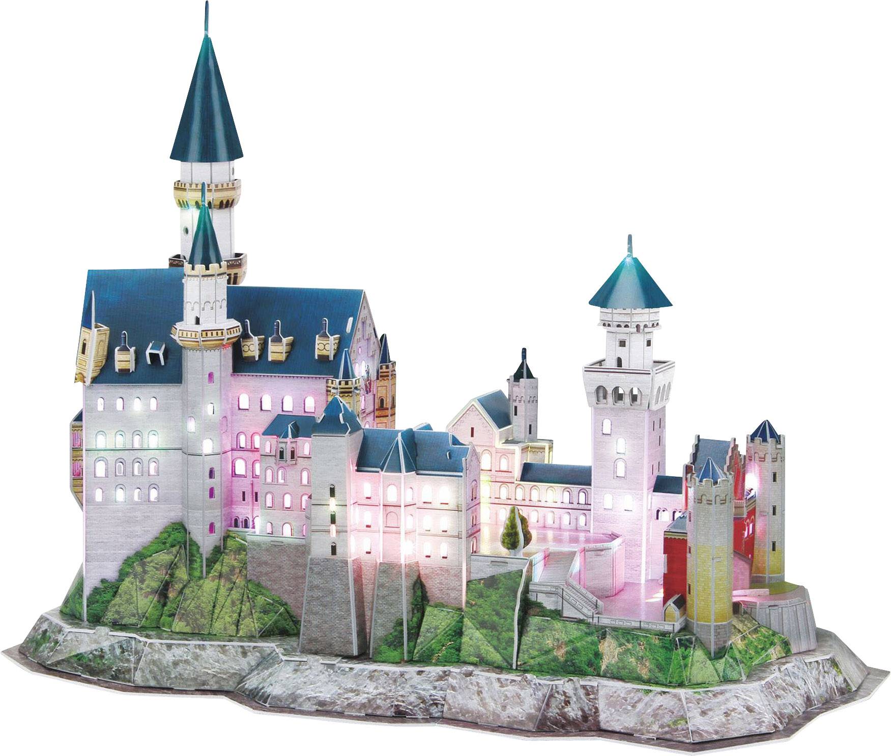 3D-Puzzle Neuschwanstein Castle LED 00151 3D-Puzzle Schloss Neuschwanstein LED-Edition 1 pc(s) | Conrad.com