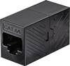 Renkforce RJ45 Networks Adapter CAT 6A [1x RJ45 socket - 1x RJ45 socket] Black