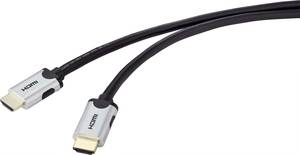 SpeaKa Professional HDMI Cable HDMI-A plug, HDMI-A plug 2.00 m Black SP-9063172 8K UHD HDMI cable