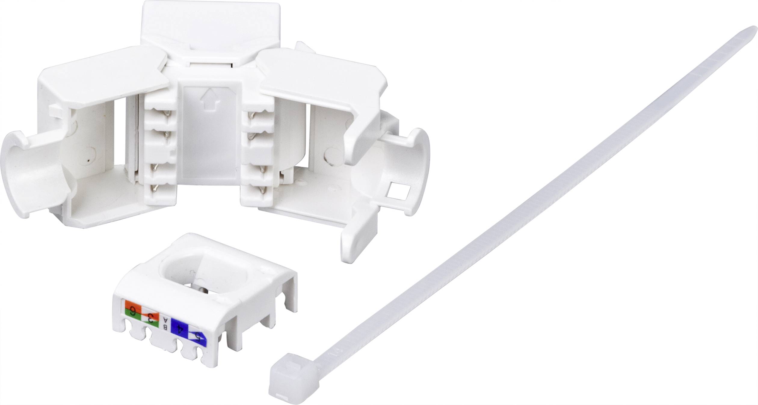 Renkforce Networks Adapter CAT 6A [1x RJ45 socket - 1x RJ45 socket]-3