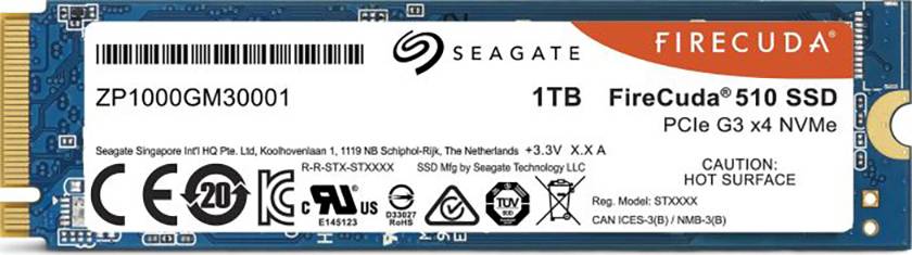 Seagate FireCuda 1 TB SATA M.2 internal SSD 2280 PCIe 3.0 x4 Retail ZP1000GM30011