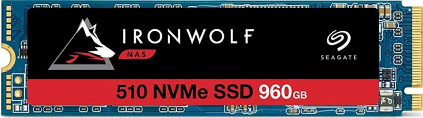 Seagate IronWolf® 510 960 GB SATA M.2 internal SSD 2280 PCIe 3.0 x4 Retail ZP960NM30011