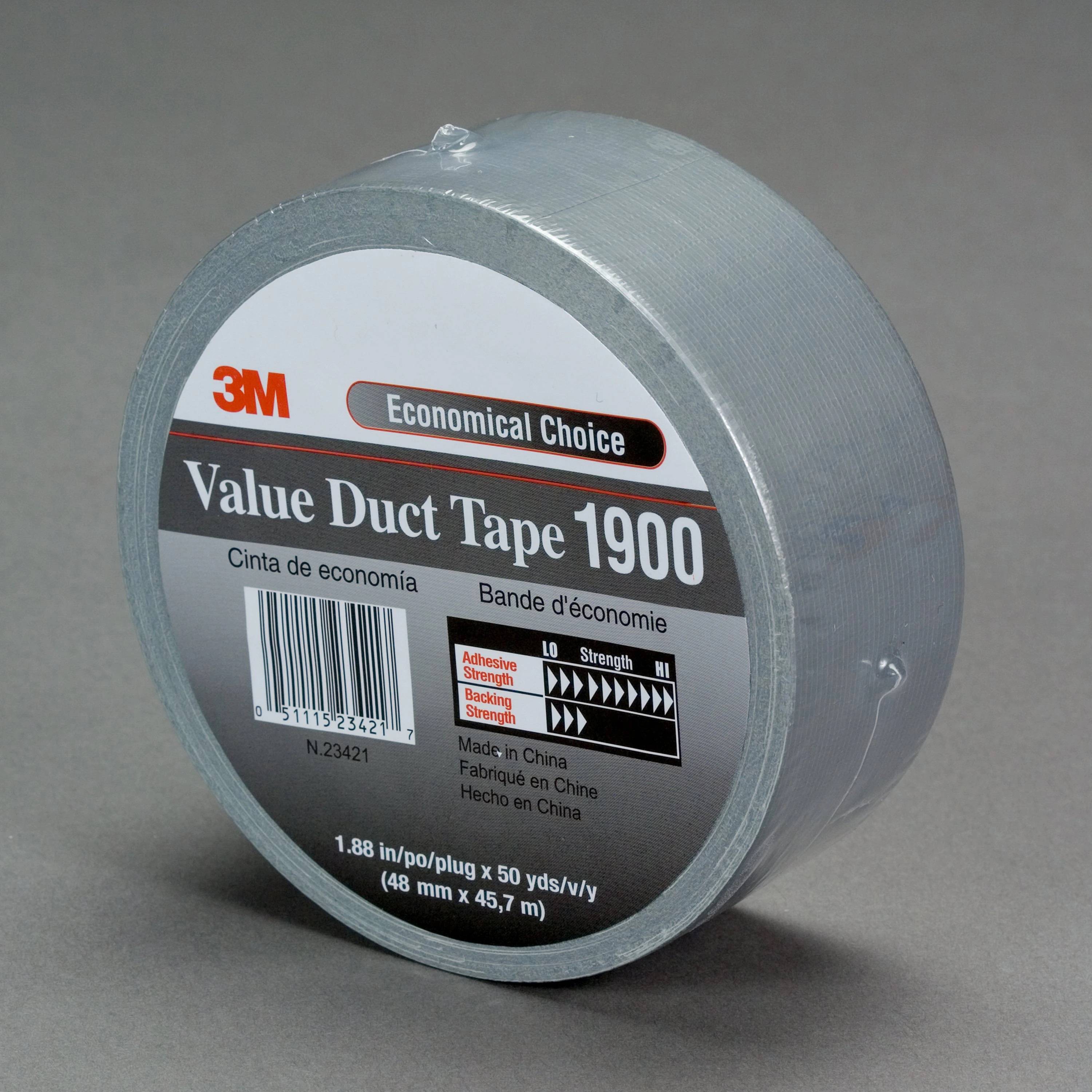 3M 1900SI50 Cloth tape Silver (L x W) 50 m x 50 mm 1 pc(s)