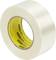A roll of transparent adhesive tape with a yellow inner core, visible against a white background.