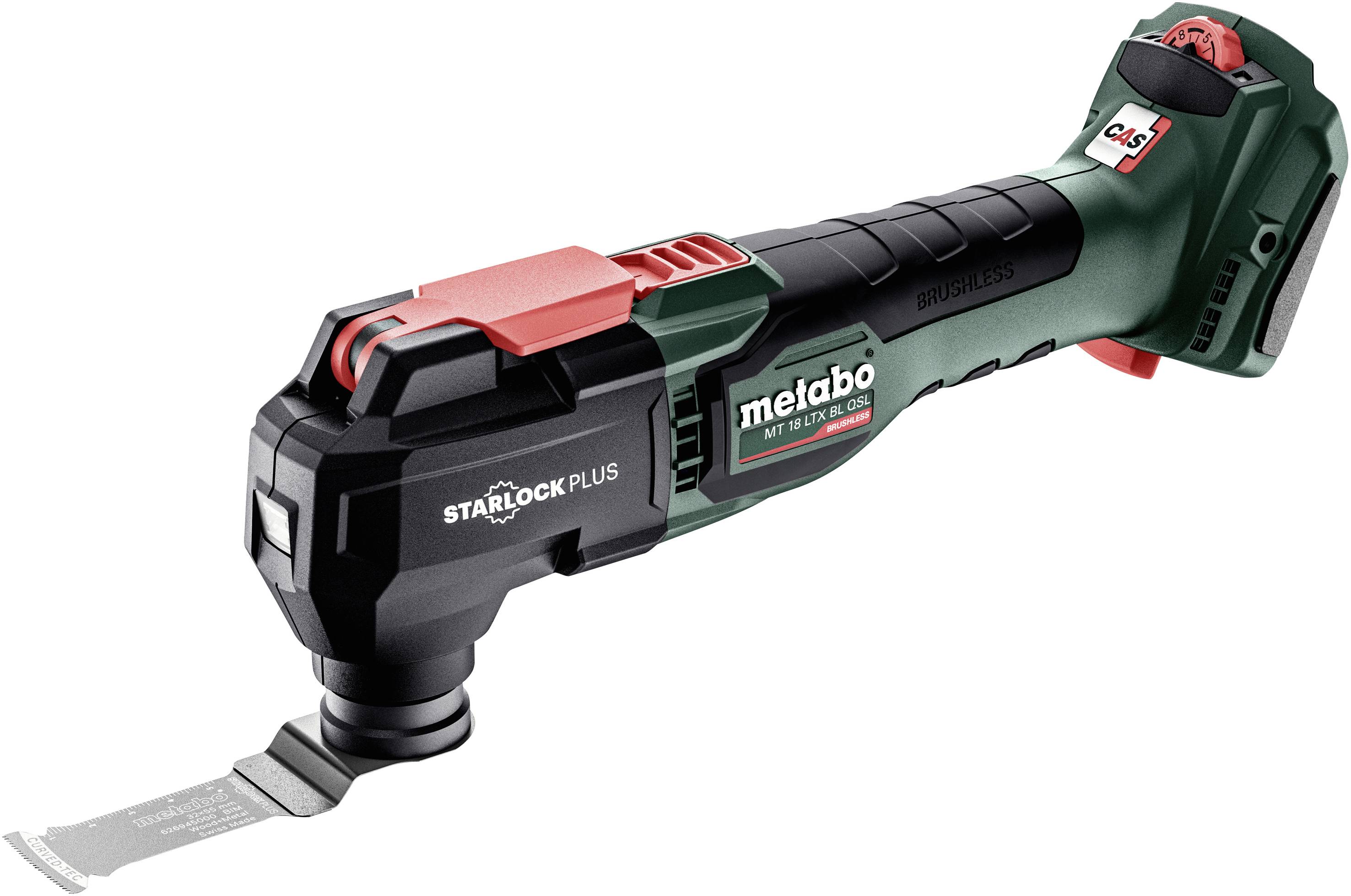 Metabo MT 18 LTX BL QSL MetaBOX 613088840 Cordless multifunction tool w/o battery 18 V No. of power packs included 0