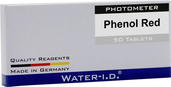 Water ID 50 Tabletten Phenol Rot für PoolLAB Tablets