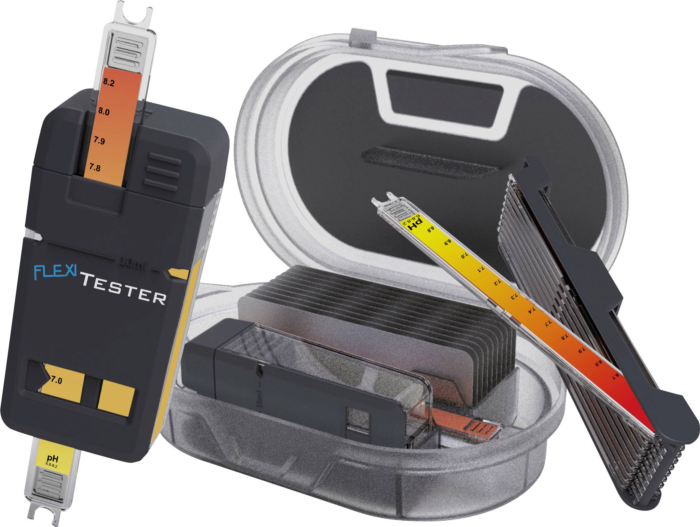 Testeur Visuel FlexiTester pH/Chlore/Nitrates/Dureté totale pour l