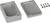 Plastic enclosure, consisting of two parts. Four screws located beside it. Suitable for mounting electronic components.