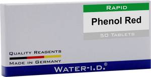 Water ID 50 Tabletten Phenol Rot für FlexiTester Tablets