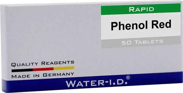 Water ID 50 Tabletten Phenol Rot für FlexiTester Tablets
