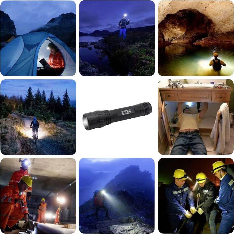 STAK Tiger LED (monochrome) Torch battery-powered 1600 lm 8 h 340 g-5