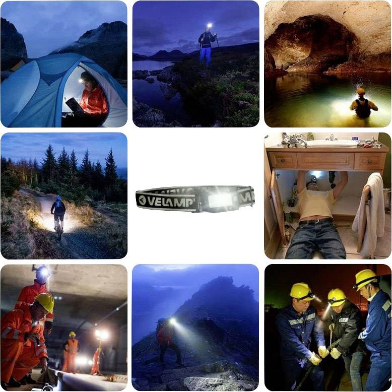 Symbol image for Velamp Metros LED (monochrome) Headlamp rechargeable 150 lm IH523