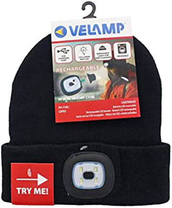 Velamp Mütze LED (monochrome) Headlamp rechargeable 100 lm CAP03-1