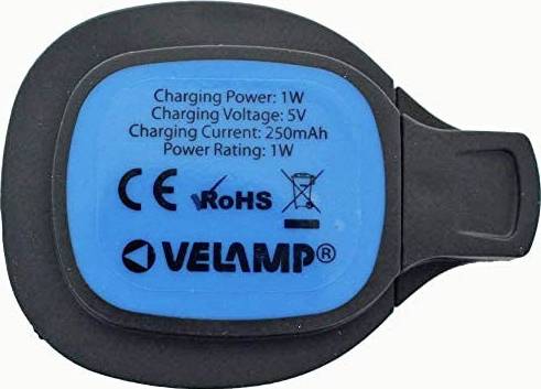 Velamp Mütze LED (monochrome) Headlamp rechargeable 100 lm CAP03-2