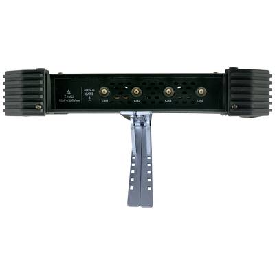 'Four-channel circuit from CH1 to CH4, marked with 400V CAT II and 1 MΩ.'