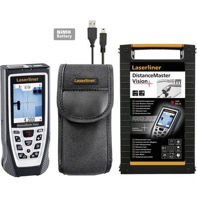 'Laserliner DistanceMaster Vision' Laser Distance Measuring Set with Device, Protective Case and Packaging. Ideal for precise measurements up to 55m.