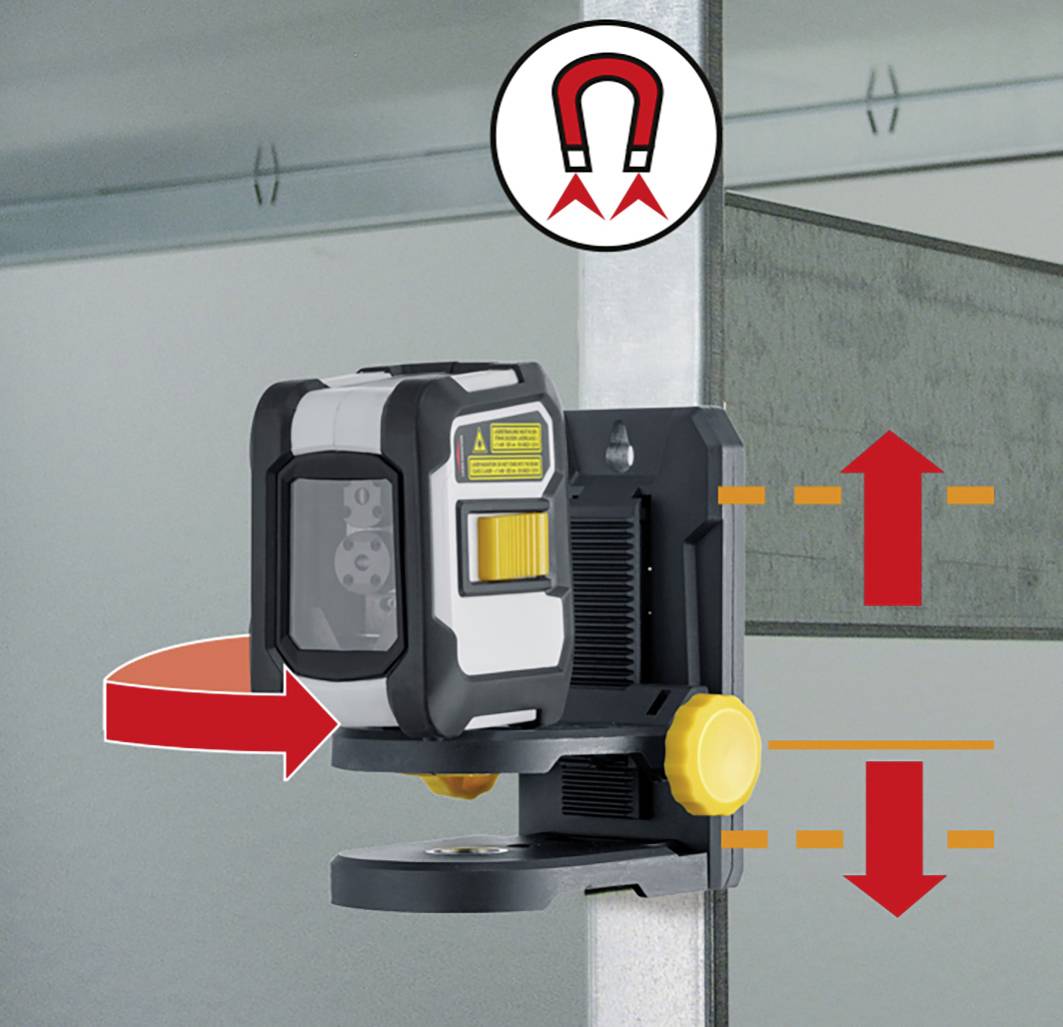 Symbol image for Laserliner CompactCross-Laser Plus Cross line laser Self-levelling Calibrated to: Manufacturer's standards (no certifica