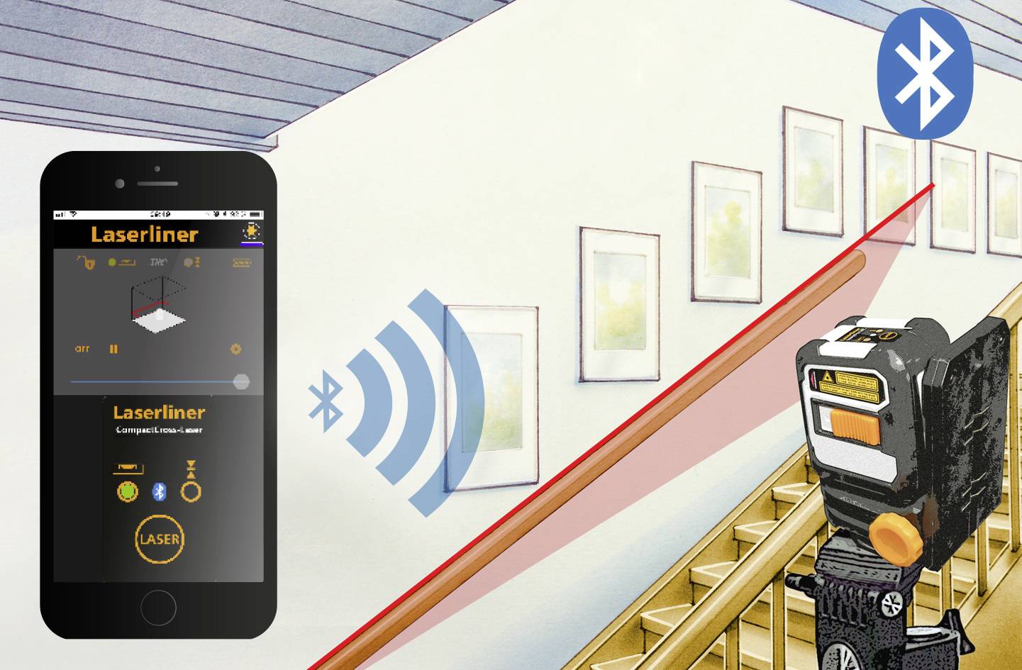 Laserliner CompactCross-Laser Plus Cross line laser Self-levelling-2