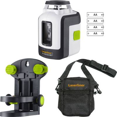 Laserliner Cross-Line Laser with Mounting Bracket, Carry Case and Batteries. Ideal for precise alignment and levelling on construction projects.