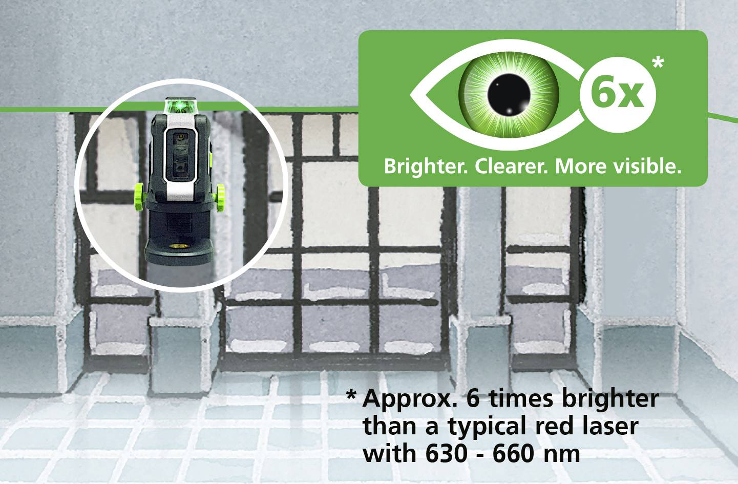 Laserliner CompactLine-Laser G360 Set Multi-line laser Self-levelling-4