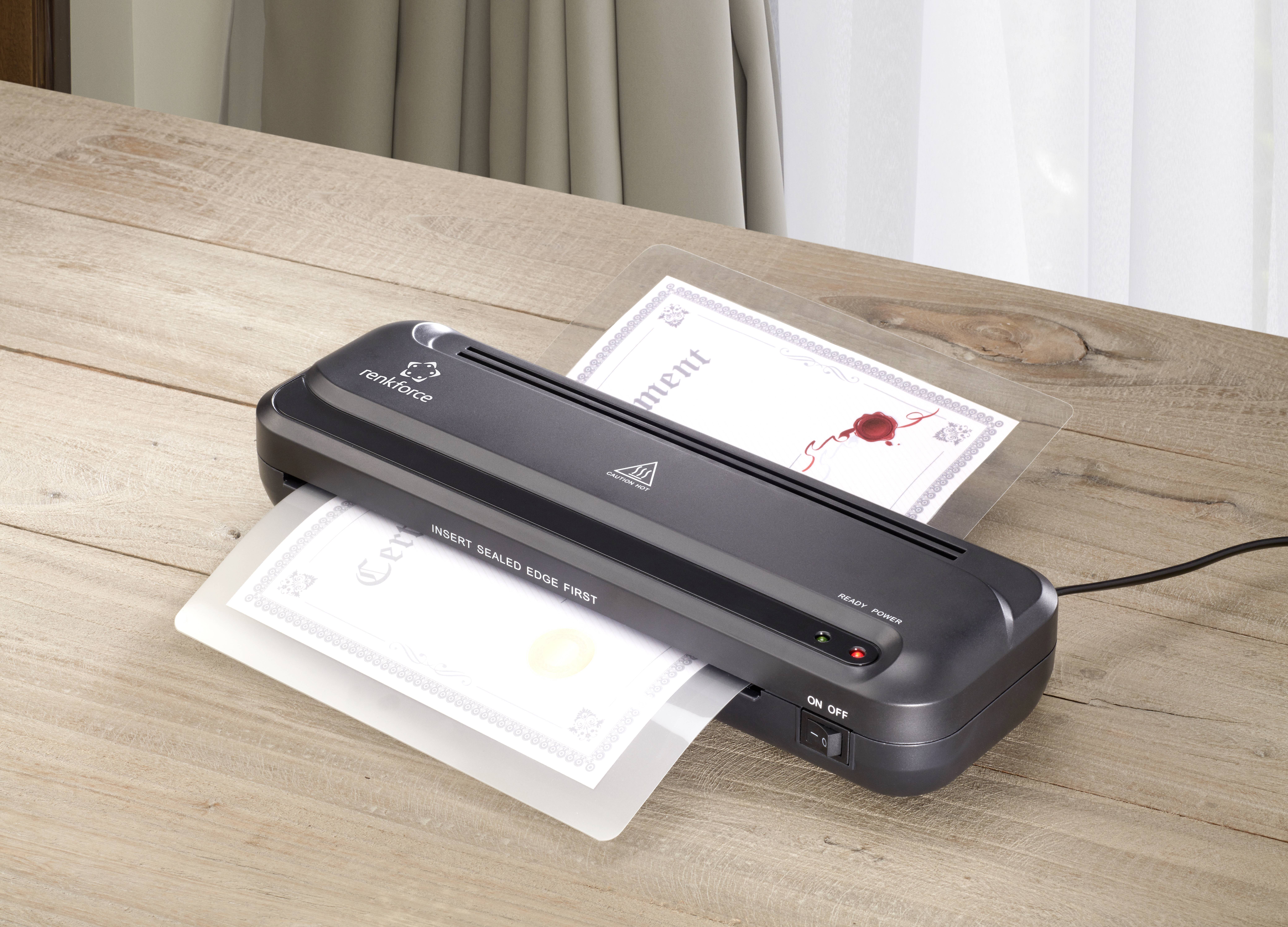 Renkforce Laminator RF-LAM-100 RF-4533106 A4, Business cards, A8, A7, A6, A5-3