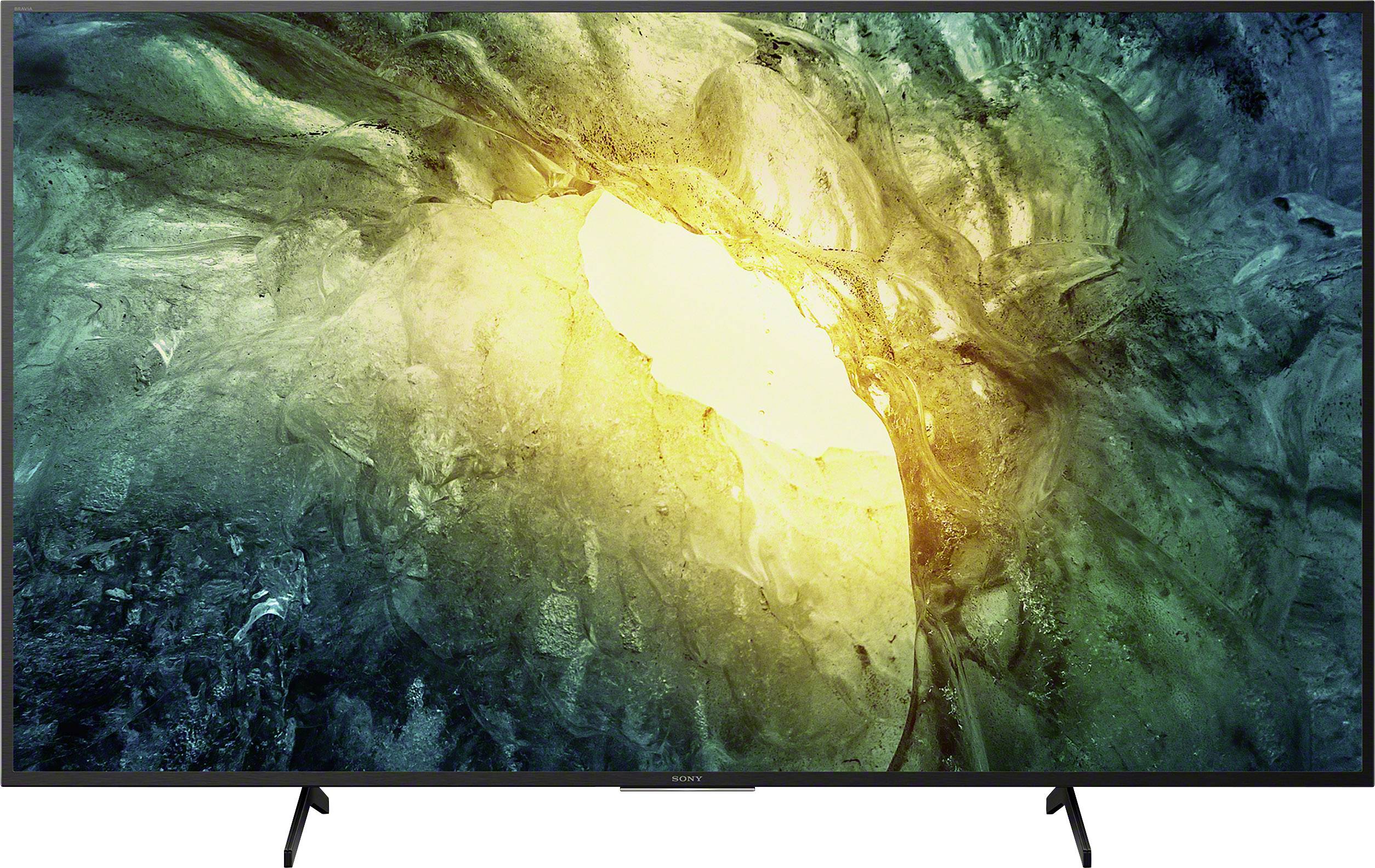 Sony KD55X7055BAEP LED TV 139 cm 55 inch EEC A (A+++ – D) Wi-Fi, DVB-T2 HD, DVB-S2, DVB-C, CI+, UHD, Smart TV Black