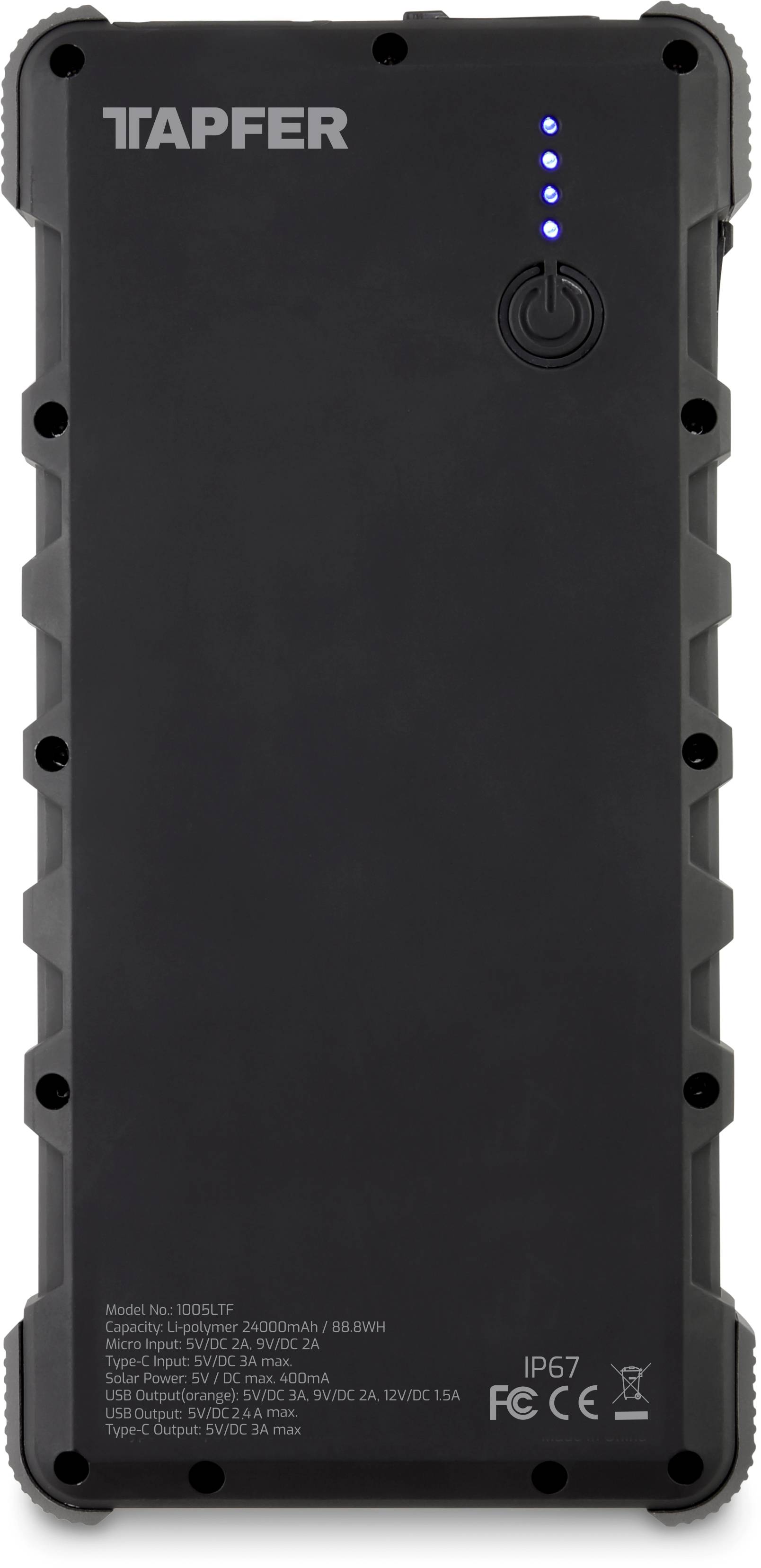 Tapfer 1005LTF TP-6800901 Solar charger 24000 mAh-1