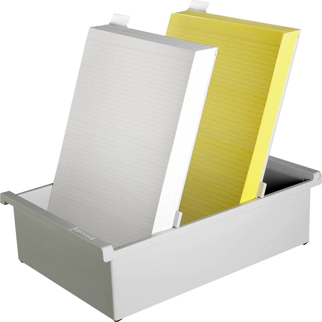 HAN 954-0-1-11 Card index tray Light grey No. of cards (max.): 1.300 cards A4 portrait-1