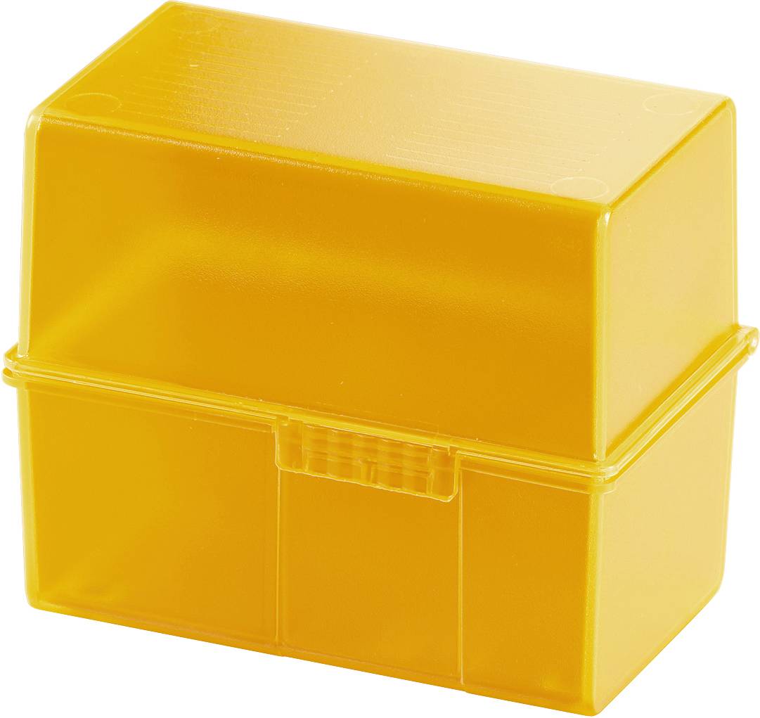 HAN SIGNAL 979-71 Card index box Orange No. of cards (max.): 200 cards A8 landscape incl. 100 ruled cards-0