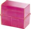 HAN SIGNAL 979-76 Card index box Pink No. of cards (max.): 200 cards A8 landscape incl. 100 ruled cards