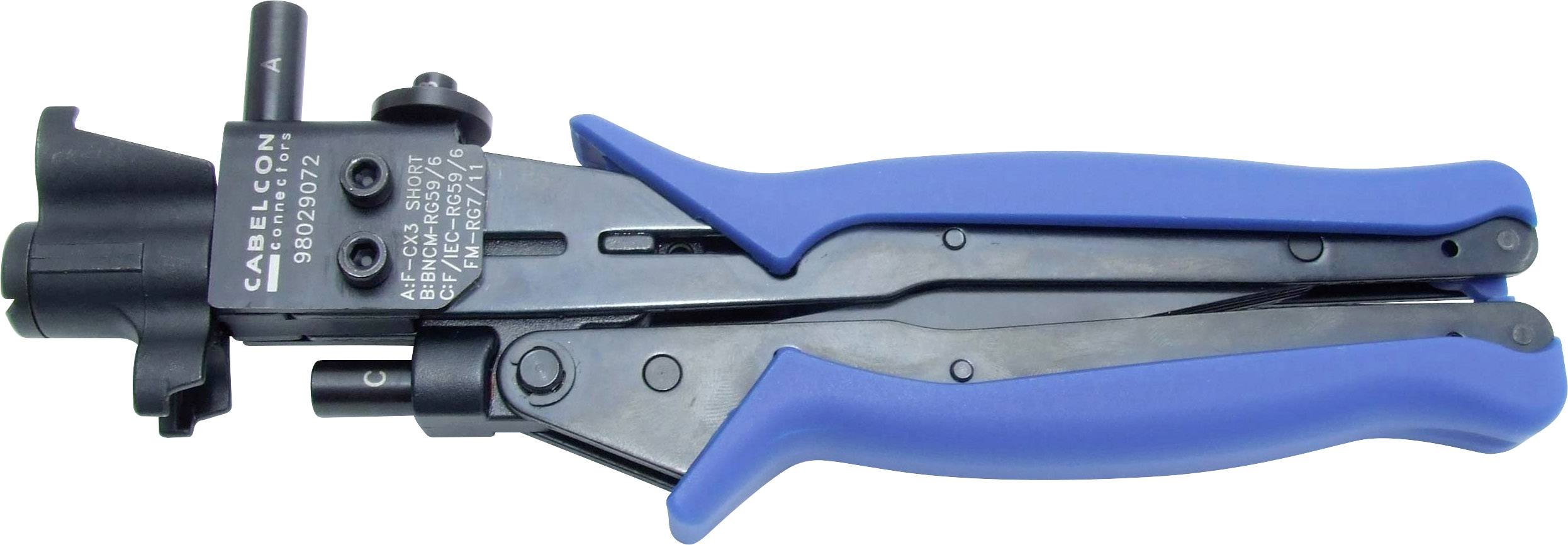 Cabelcon CX3 All Size Kompressionzange Compression pliers for F, BNC, IEC, for RG 6/7/11/59