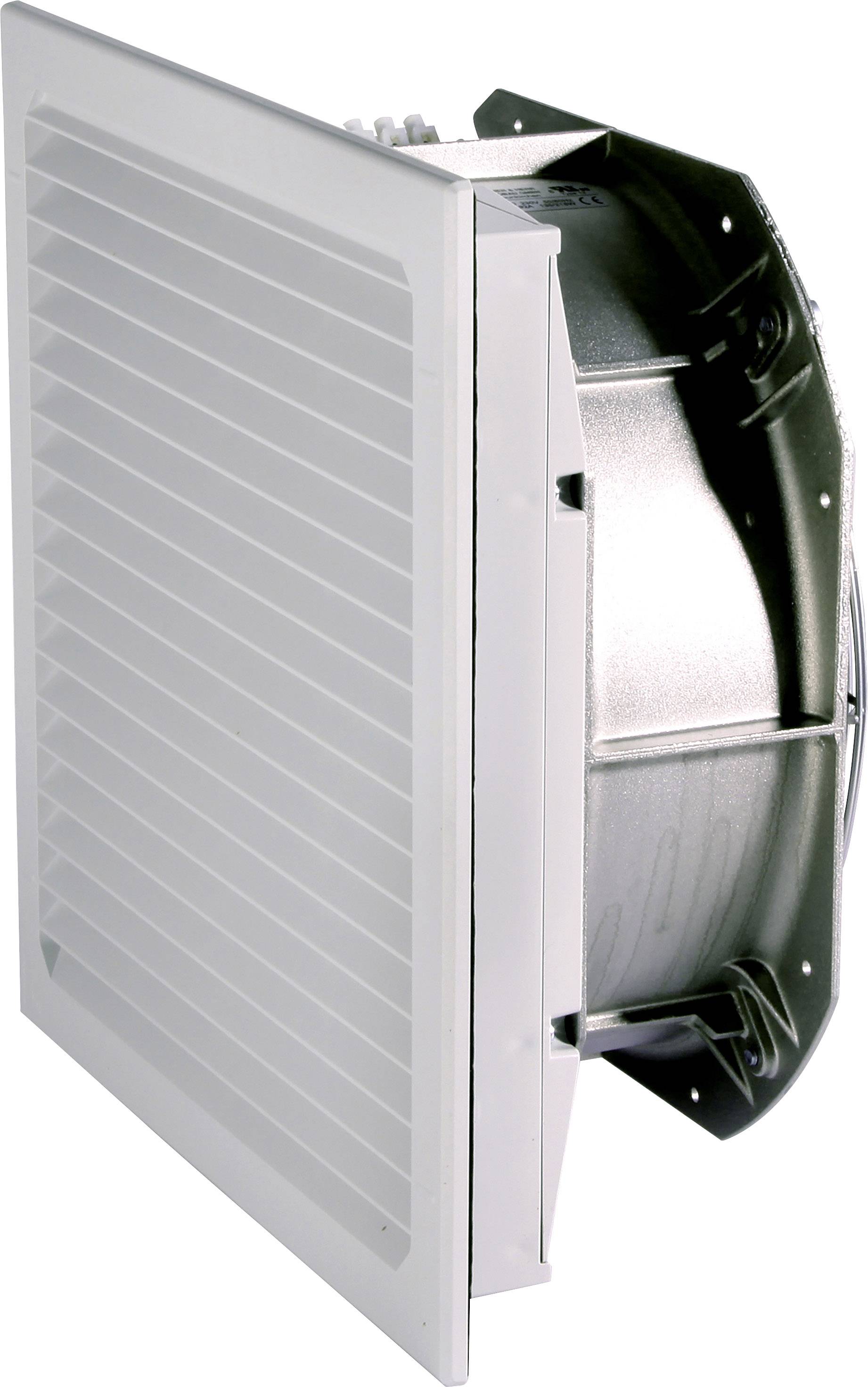 White rectangular ventilation cover with a metallic casing. It is used for ventilation and can be installed in walls or ceilings.